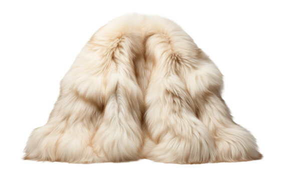 Cozy Furry Faux Fur Jacket Transparent PNG