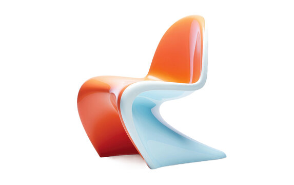 Iconic Panton Chair by Verner Transparent PNG