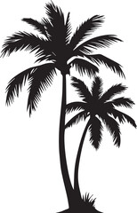 palm tree EPS, palm tree Silhouette, palm tree Vector, palm tree Cut File, palm tree Vector