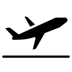 airplane glyph 