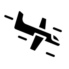 airplane glyph 