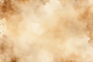 Obraz premium light brown abstract watercolor pattern paper beige color art background for design dirty grungy