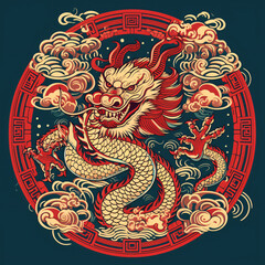 Chinese Happy New Year 2024. Year of the Dragon