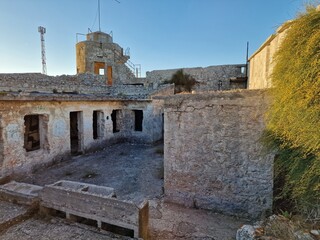 Fototapeta na wymiar alte Festung auf Korcula