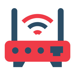 Vector Design Wifi Router Icon Style