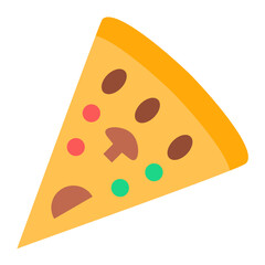 Vector Design Pizza Slice Icon Style