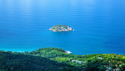 Island Ile Aux Vaches, Mahe, Republic of Seychelles, Indian Ocean, Africa.