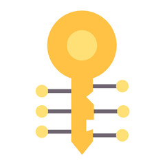 Vector Design Key Icon Style