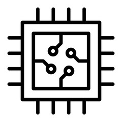 Chip Icon Design 