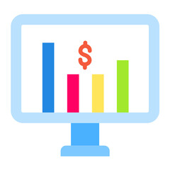 Vector Design Stock Market Icon Style