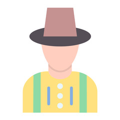 Vector Design Tourist Icon Style