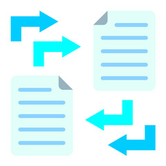 Fototapeta premium Vector Design Data Transfer Icon Style