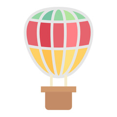 Obraz premium Air Balloon Icon Style