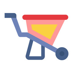 Wheelbarrow Icon Style