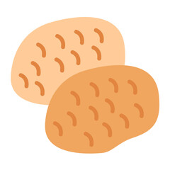 Potatoes Icon Style