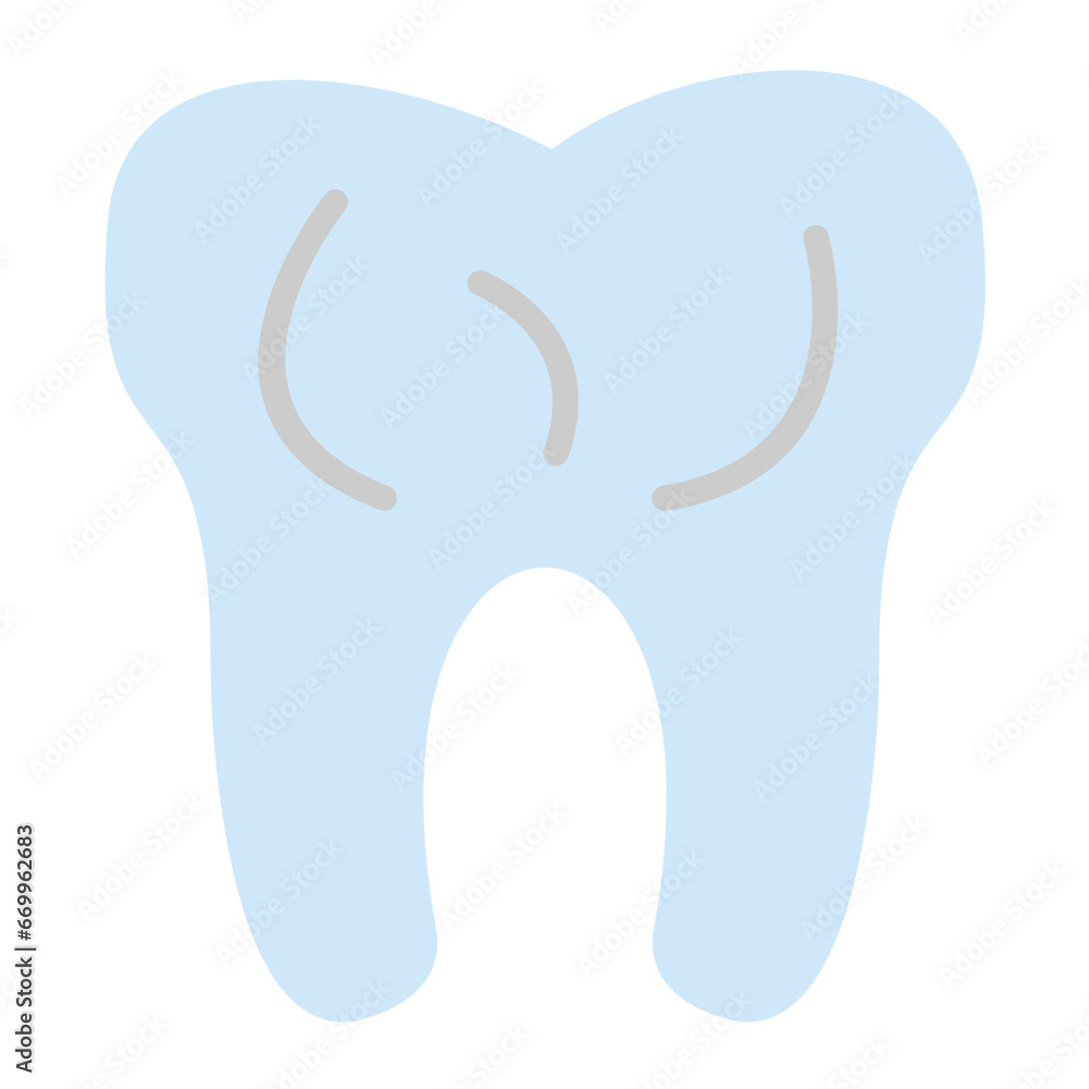 Canvas Prints teeth icon style