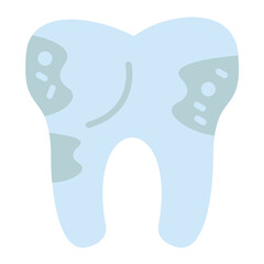 Tooth Decayed Icon Style