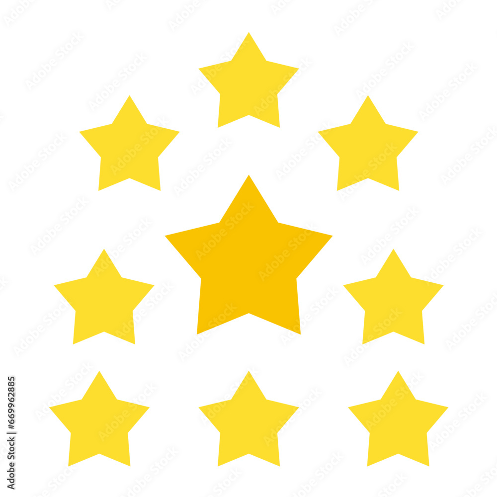 Poster stars icon style