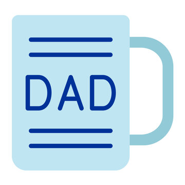 DAD Mug Icon Style