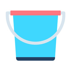 Sand Bucket Icon Style