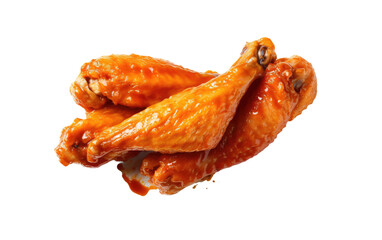 All About Buffalo Wing Delights on transparent background