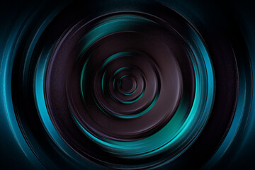 Blurred blue abstract Radial Twirl Background for modern advertising graphics and website illustration