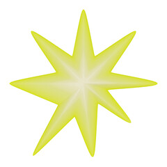 Obraz premium golden star