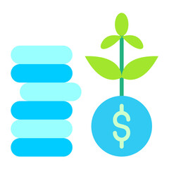 Green Economy Icon Style