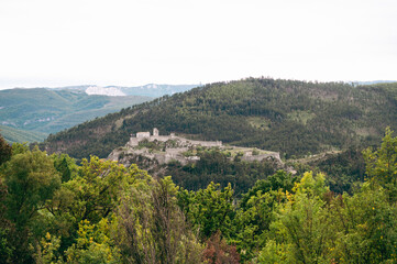 Fototapeta premium Vue de la citadelle de Sisteron