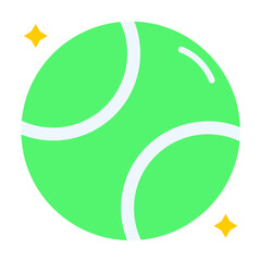 Tennis Ball Icon Style