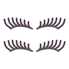Fototapeta premium Eyelash Icon Style