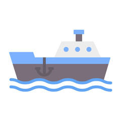 Commercial Fishing Icon Style