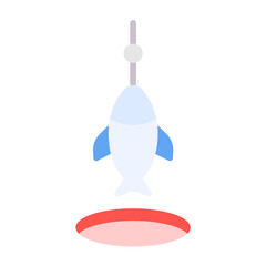 Ice Fishing Icon Style