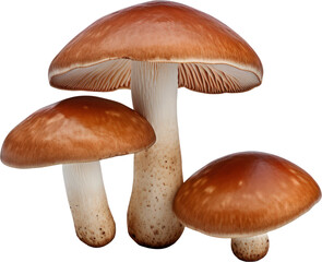 Mushrooms transparent background PNG clipart