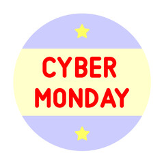Cyber Monday Icon Style