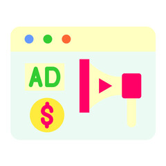 Programmatic Media Buy Icon Style