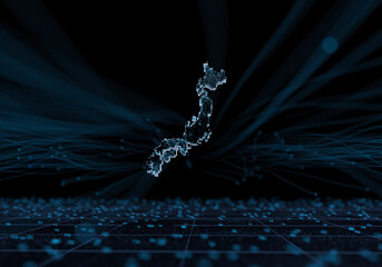 Smart Wireless Network Smart Technology Data Technology Japan Map