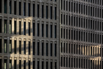 Modern and sleek office building exterior with clean lines and architectural elegance