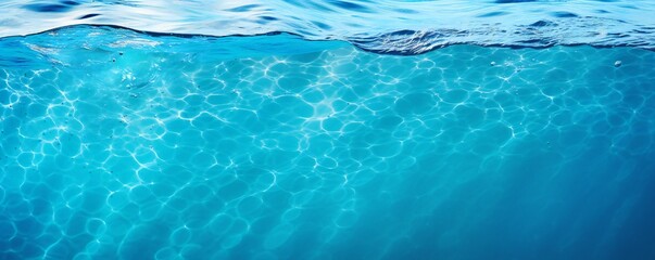 Fresh blue water background texture Generative AI