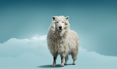 Wolf in a sheep skin - obrazy, fototapety, plakaty