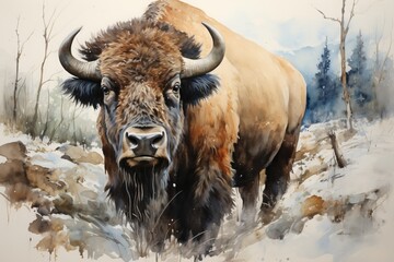 Bison Majesty: Embracing the Grandeur of the Iconic American Buffalo