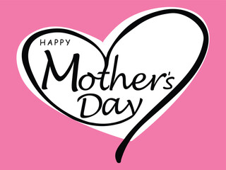 Happy Mother's Day. banner, Greeting card, poster