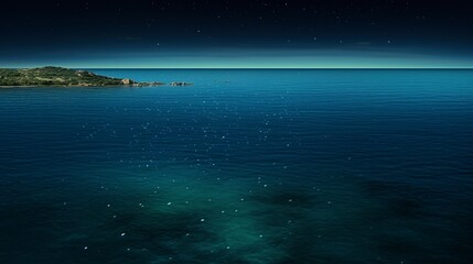 Calm Sea at Night