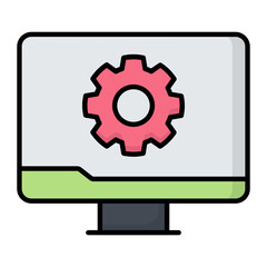 System Line Color Icon