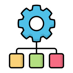 Scheme Line Color Icon