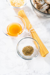 Garlic Shrimp Pasta with Spinach