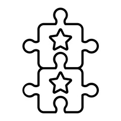 Obraz premium Strategy Outline Icon