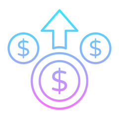 Growing Gradient Icon