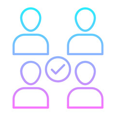 Conference Gradient Icon