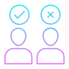 Decision Gradient Icon